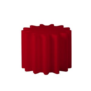 SLIDE table basse / tabouret GEAR (Rouge - Polyéthylène)