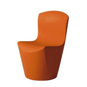 SLIDE set de 2 chaises ZOE (Orange - Polyéthylène)