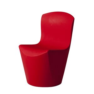 SLIDE set de 2 chaises ZOE (Rouge - Polyéthylène)