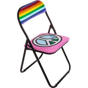 SELETTI chaise pliable FOLDING CHAIR STUDIO JOB-BLOW NEW (Peace - Metal et PVC)