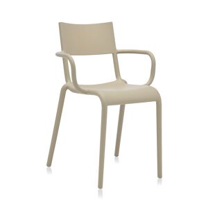 KARTELL set de 2 chaises GENERIC A (Gris tourterelle - Polypropylène) - Publicité