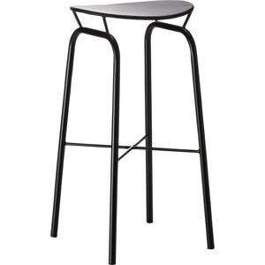 GUBI tabouret NAGASAKI BAR STOOL (Noir - Metal verni)