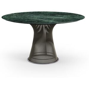 KNOLL table ronde PLATNER Ø 135 cm (Bronze / Vert Alpi - Métal / marbre) - Publicité