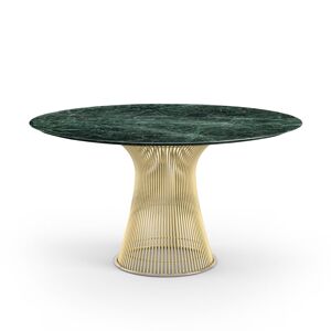 KNOLL table ronde PLATNER Ø 135 cm (Or 18k / Vert Alpi - Métal / marbre) - Publicité