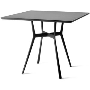 TRIBÙ table bistrot 90x90 cm d'exterieur BRANCH (Wenge - Aluminium)