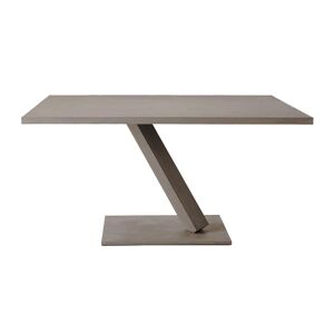 DESALTO table carré ELEMENT 148 x 148 cm (Ciment gris - Base en acier/ Plateau en MDF recouvert) - Publicité
