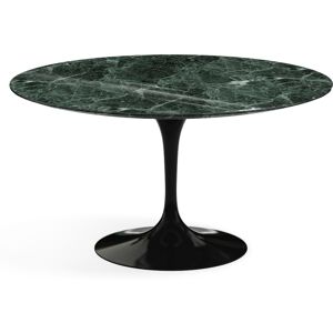 KNOLL table ronde TULIP Ø 137 cm collection Eero Saarinen (Base noire / plateau en Verde Alpi - marbre et aluminium)