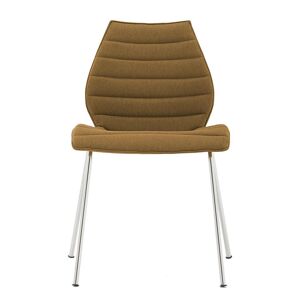 KARTELL set de 2 chaises MAUI SOFT NOMA (Moutarde - Tissu Noma / Structure en acier chromé) - Publicité