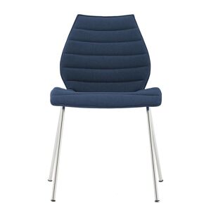 KARTELL set de 2 chaises MAUI SOFT NOMA (Bleu - Tissu Noma / Structure en acier chromé) - Publicité