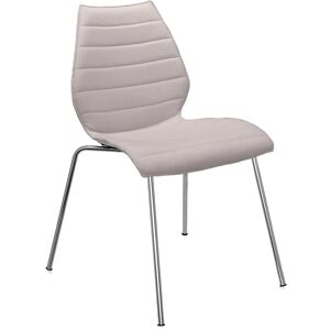 KARTELL set de 2 chaises MAUI SOFT TREVIRA (Beige - Tissu Trevira / Structure en acier chromé) - Publicité