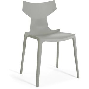 KARTELL set de 2 chaises RE-CHAIR (Gris - Technopolymère thermoplastique recyclé avec charge minérale) - Publicité