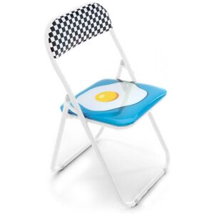 Chaise pliable FOLDING CHAIR STUDIO JOB-BLOW NEW (Egg - Metal et PVC)