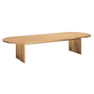 e15 table ovale ASHIDA (360 x 120 cm - Chêne huilé) - Publicité