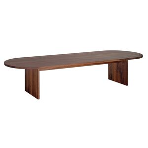 Table ovale ASHIDA (250 x 120 cm - Noyer huilé)