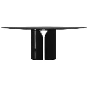 MDF ITALIA table ronde NVL TABLE Ø 180 cm (Noir brillant - Polyuréthane rigide haute densité)