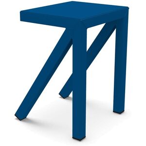 Tabouret BUREAURAMA H 50 cm (Bleu - Aluminium peint en polyester)