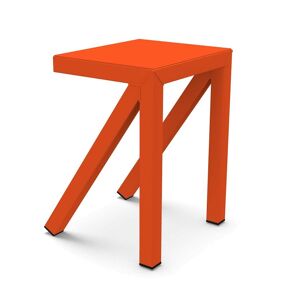 MAGIS tabouret BUREAURAMA H 50 cm (Orange fluo - Aluminium peint en polyester)