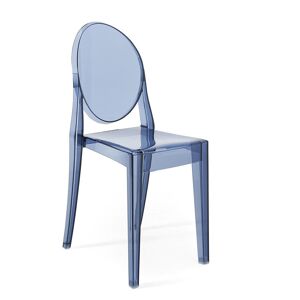 KARTELL chaise VICTORIA GHOST (Bleu poudre - Polycarbonate 2.0 à partir de matière première renouvelable) - Publicité