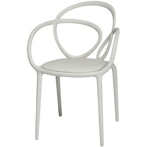 QEEBOO set de 2 chaises LOOP CHAIR avec coussin (Blanc - Polypropylène)