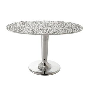 GERVASONI table basse NEXT 147 (Martelé - Aluminium poli)