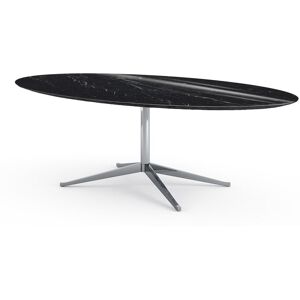 KNOLL table ovale FLORENCE KNOLL 244 x 137 cm (Nero Marquina poli - Marbre et acier chromé) - Publicité