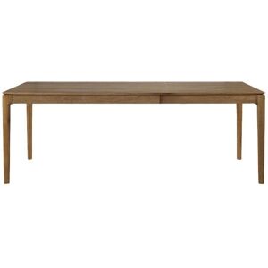 ETHNICRAFT table extensible à rallonge BOK (140/220 x 90 x 76 cm - Teak)