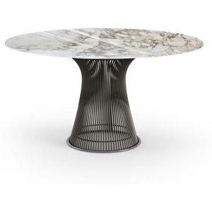 KNOLL table ronde PLATNER Ø 135 cm (Bronze / Calacatta - Métal / marbre) - Publicité