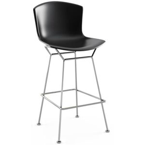 KNOLL tabouret hauteur bar BERTOIA Anniversary Edition (Structure chromee / Corps noir - acier / polypropylene)