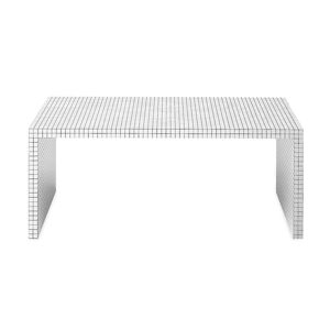 ZANOTTA table bureau QUADERNA (180 x 81 cm - Laminé moulé) - Publicité
