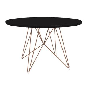 MAGIS table ronde XZ3 (Black top, copper structure - MDF et acier)