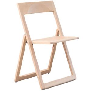 MAGIS set de 2 chaises pliante AVIVA (Naturel - Hetre massif)