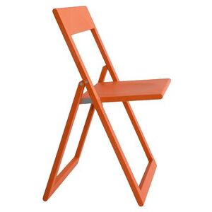 MAGIS set de 2 chaises pliante AVIVA (Rouge Corail - Hetre massif)