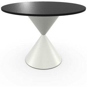 MIDJ table ronde CLESSIDRA Ø 100 cm (Cat. HL1 - Plateau en melamine HL et base en metal)