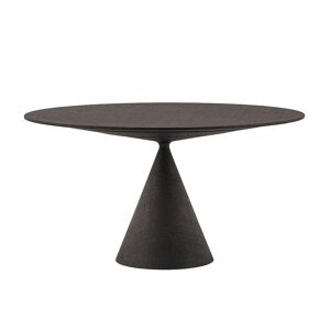 DESALTO table ovale CLAY CANVAS 200 x 120 cm (Caroube - Base en polyurethane et plateau en MDF entierement recouvert de fibres textiles [...]