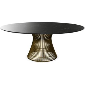 KNOLL table ronde PLATNER Ø 180 cm (Bronze / Noir Marquina - Métal / marbre) - Publicité