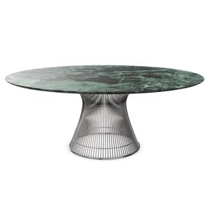 KNOLL table ronde PLATNER Ø 180 cm (Nickel / Vert Alpi - Métal / marbre) - Publicité