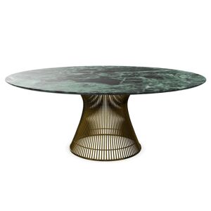 KNOLL table ronde PLATNER Ø 180 cm (Bronze / Vert Alpi - Métal / marbre) - Publicité