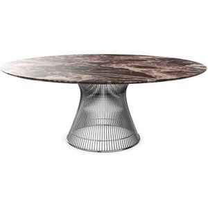 KNOLL table ronde PLATNER Ø 180 cm (Nickel / Rouge Rubis - Métal / marbre) - Publicité