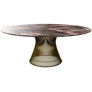 KNOLL table ronde PLATNER Ø 180 cm (Bronze / Rouge Rubis - Métal / marbre) - Publicité