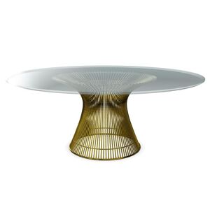 KNOLL table ronde PLATNER Ø 180 cm (Or 18k / Transparent - Métal / Cristal) - Publicité