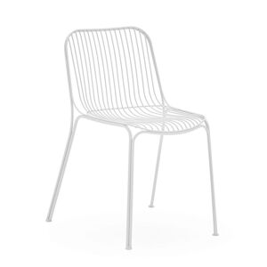 KARTELL chaise pour l'extérieur HIRAY (Blanc - Acier verni) - Publicité