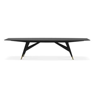 MOLTENI & C table D.859.1B GIO PONTI 320 cm (Frêne noir - Pieds en bois massif et laiton satiné) - Publicité