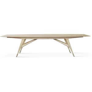 MOLTENI & C table D.859.1B GIO PONTI 320 cm (Frêne naturel - Pieds en bois massif et laiton satiné) - Publicité