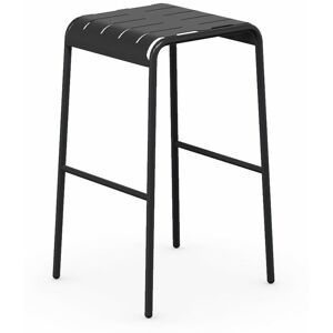 CONNUBIA tabouret pour l'extérieur EASY H 76 cm (Noir mat - Métal)