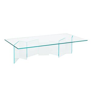 TONELLI table basse METROPOLIS (150 x 80 x h 35 - Verre extra clair) - Publicité