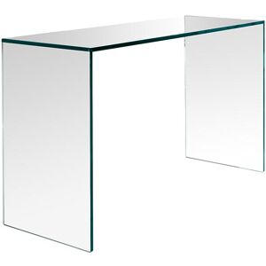 TONELLI console GULLIVER (140 x 45 x H 70 cm - verre transparent)