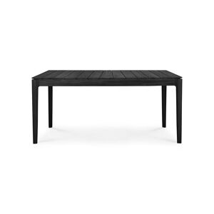 ETHNICRAFT table rectangulaire pour l'extérieur BOK (162 x 80 x 76 cm - Teck verni noir) - Publicité