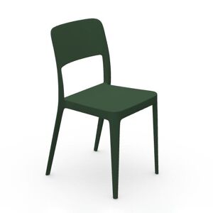 MIDJ set of 2 chaises pour l'extérieur NENÈ (Vert foncé - Polypropylène)