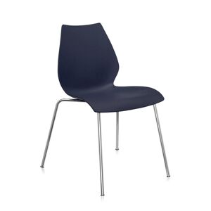 KARTELL set de 2 chaises MAUI (Bleu Marine - Polypropylène coloré dans la masse et acier chromé) - Publicité