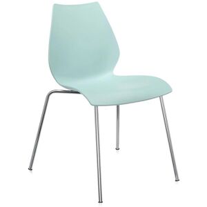 KARTELL set de 2 chaises MAUI (Bleu clair - Polypropylène coloré dans la masse et acier chromé) - Publicité